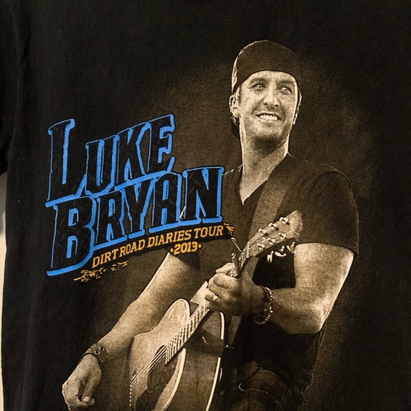 Gildan Ultra Cotton (preshrunk) Luke Bryan Tee Sz S - Picture 2 of 5